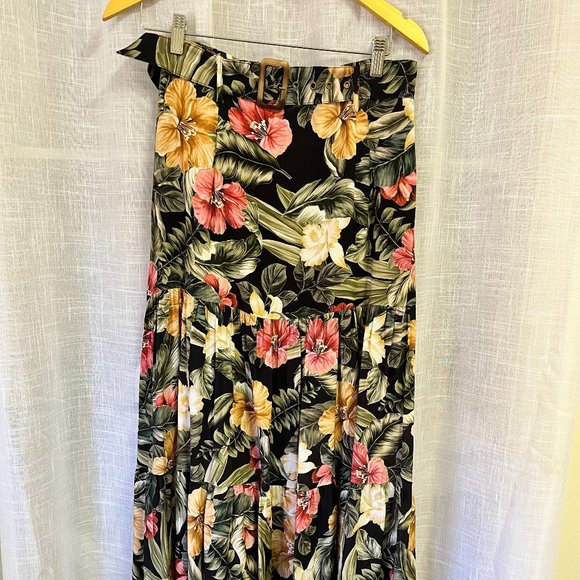 SHEIKE FLORAL SKIRT - SIZE 12 - Picture 3 of 4